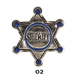 POLICE & SHERIFF applique - 3 colours available