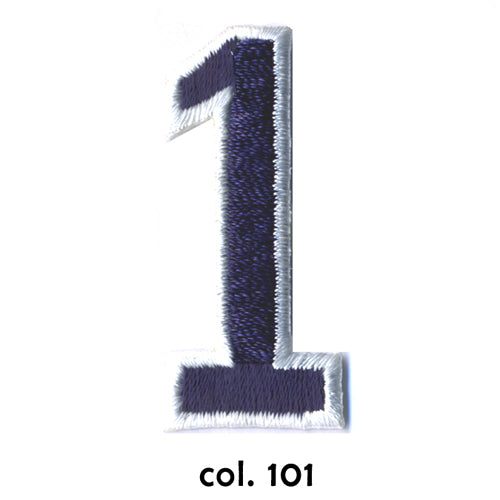 NUMBER applique - 10 colours available