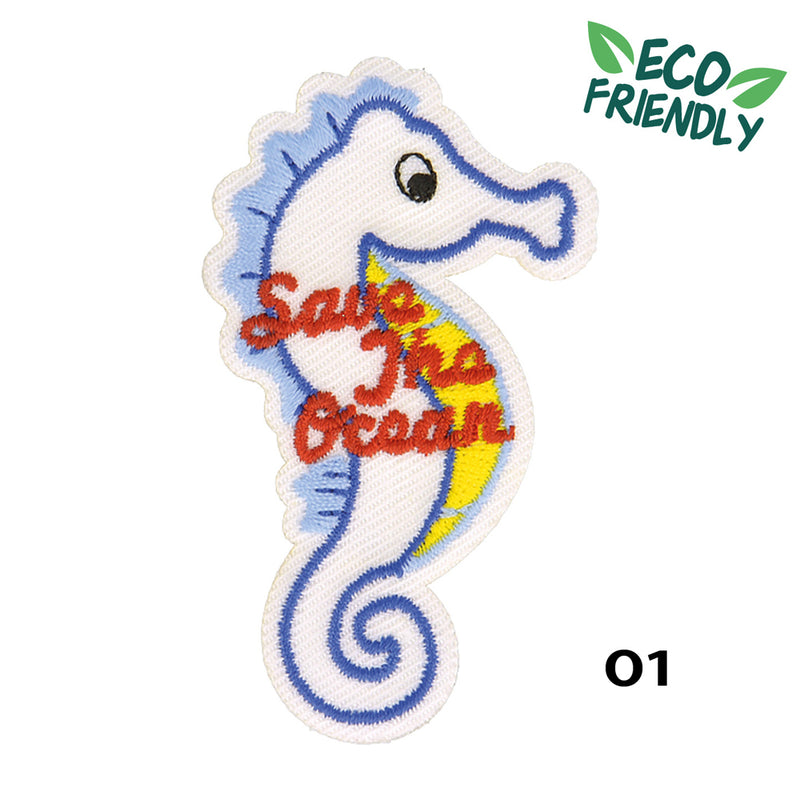 SAVE THE OCEAN applique - 3 colours available