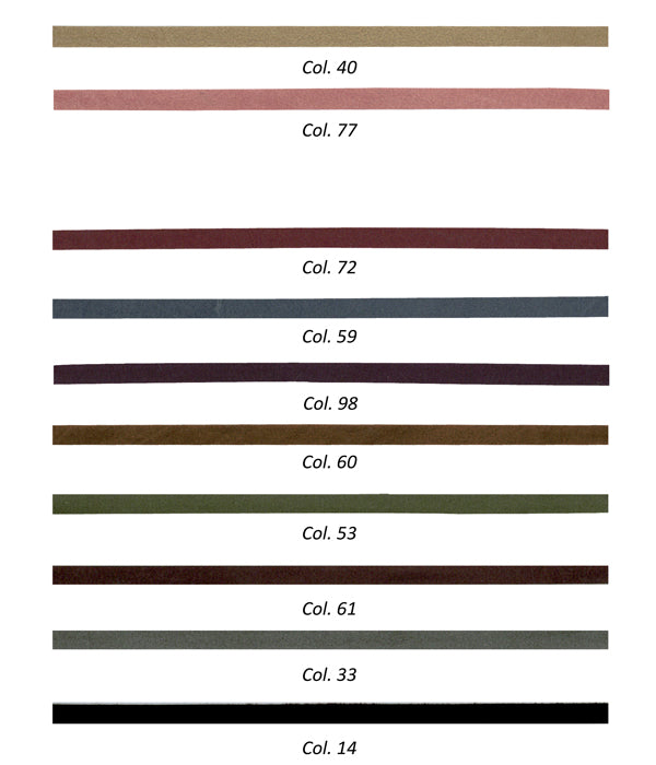 Lacet SUEDE - 10 couleurs disponibles