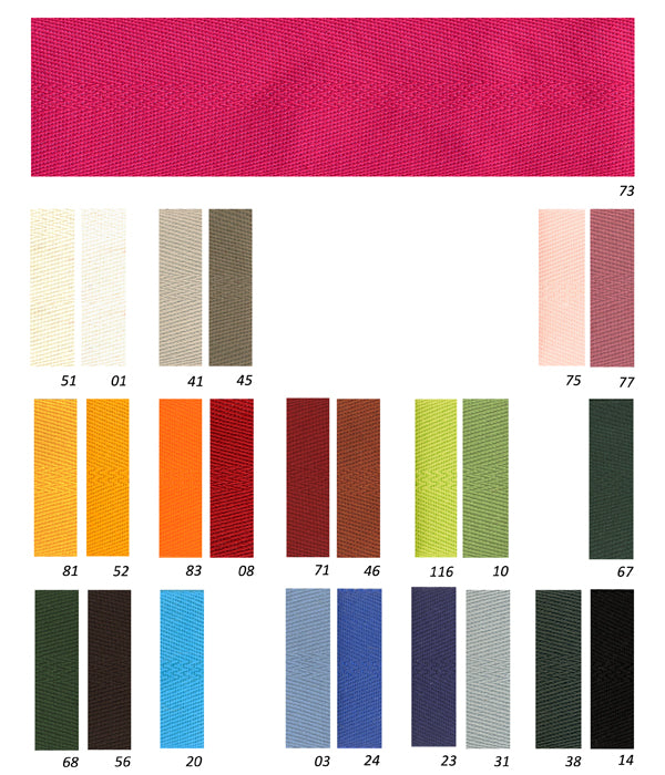 Ruban PROVIDENCE - 25 couleurs disponibles