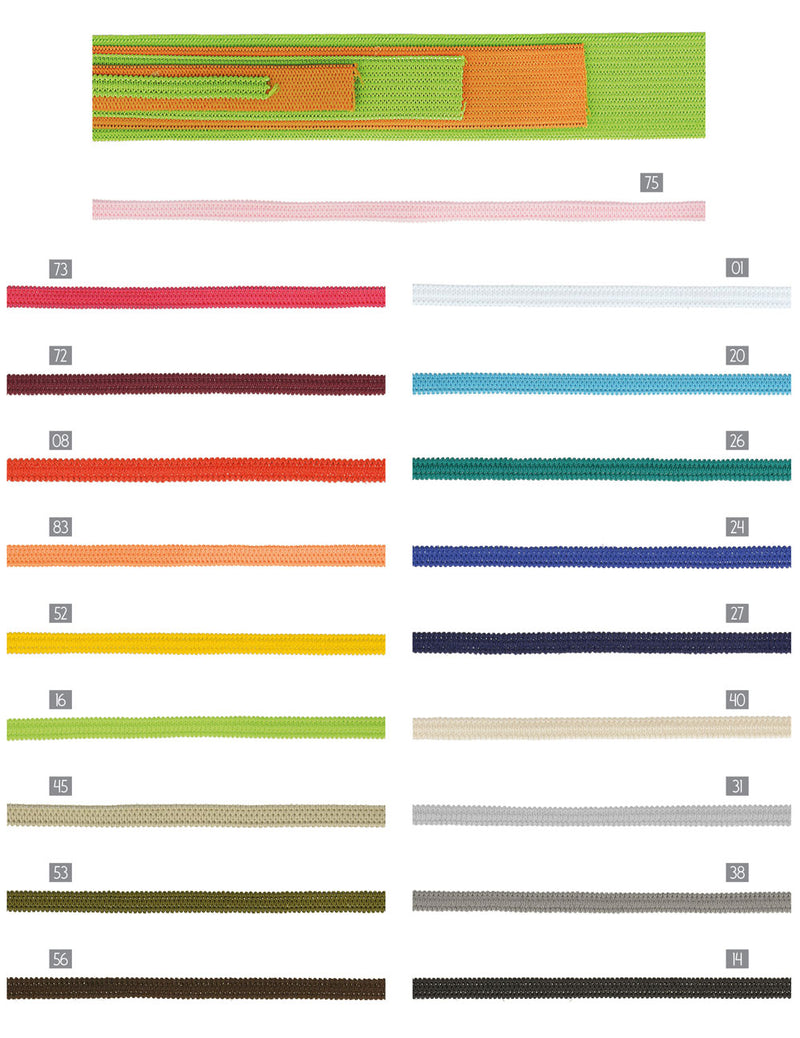 Élastique HERA - 19 couleurs disponibles