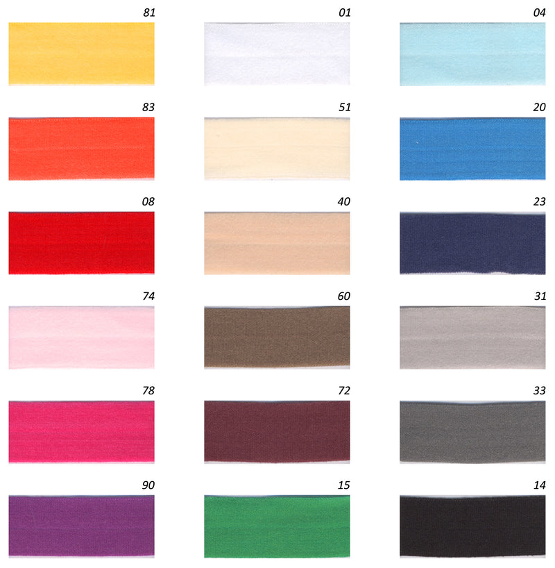 CELENA elastic bias - 18 colors available