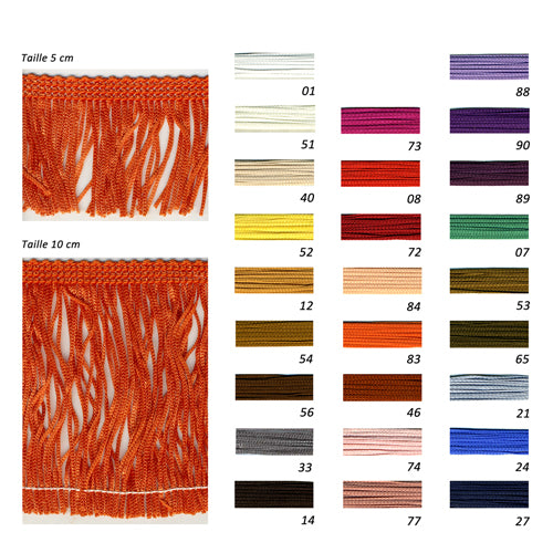 CALAIS fringe - 26 colors available