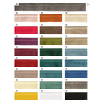 CLAUDIUS velvet piping - 25 colors available
