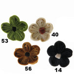 VELVET FLOWER applique - 4 colours available