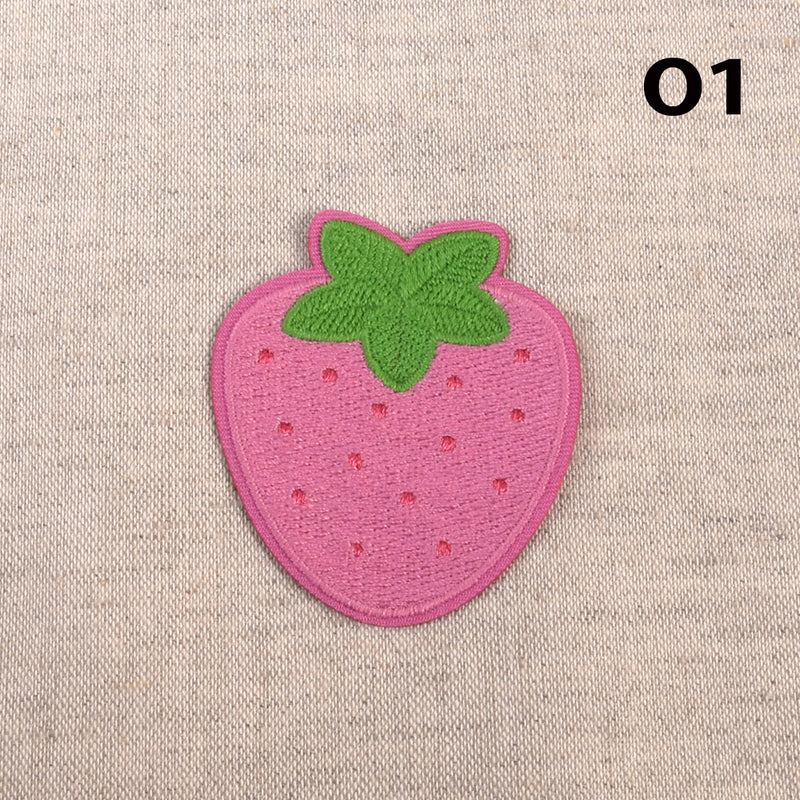 Appliqué FRAISE - 2 couleurs disponibles