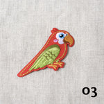 Appliqué OISEAU EXOTIQUE - 4 couleurs disponibles