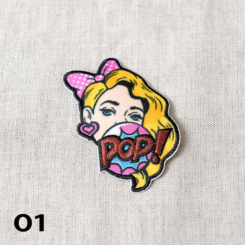 Appliqué POP ART - 3 couleurs disponibles