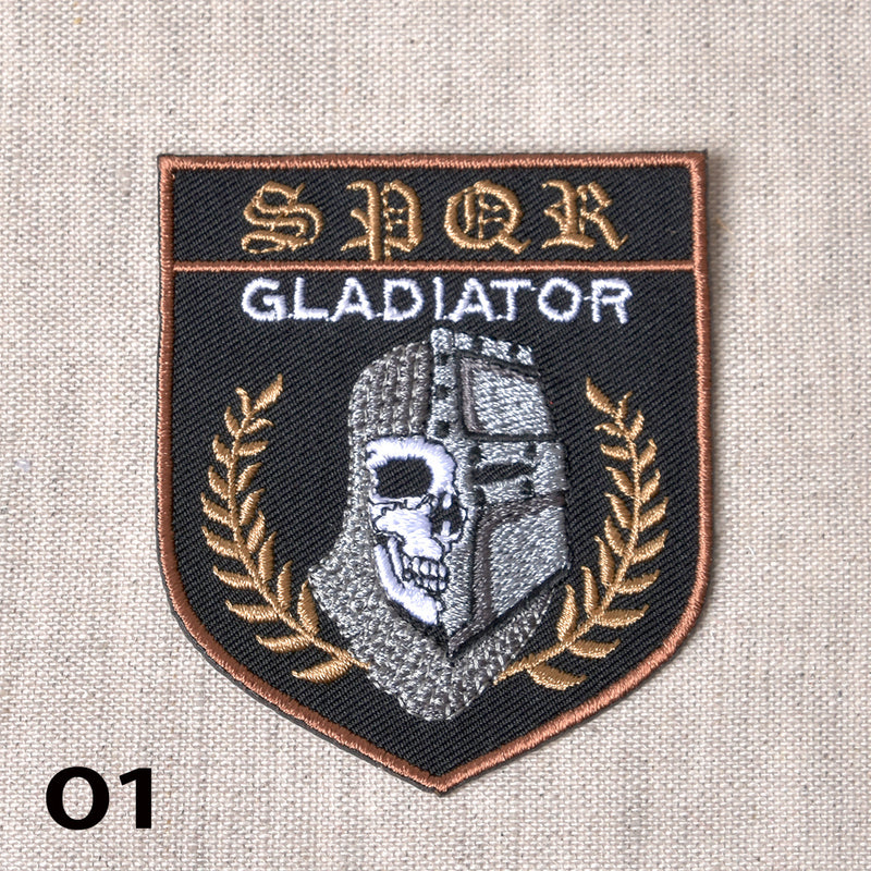 Appliqué BLASON GLADIATOR - 2 couleurs disponibles