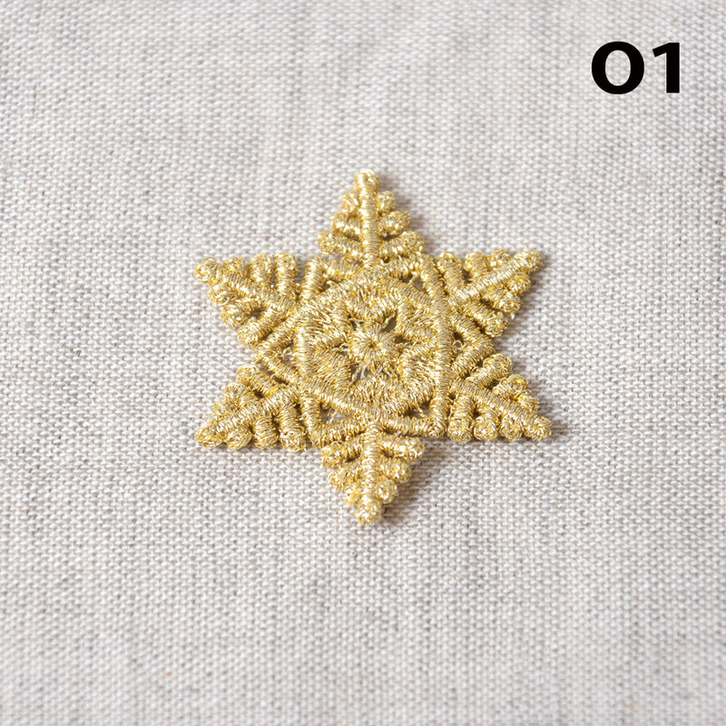 SNOWFLAKE applique - 3 colours available