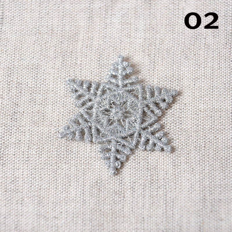 SNOWFLAKE applique - 3 colours available