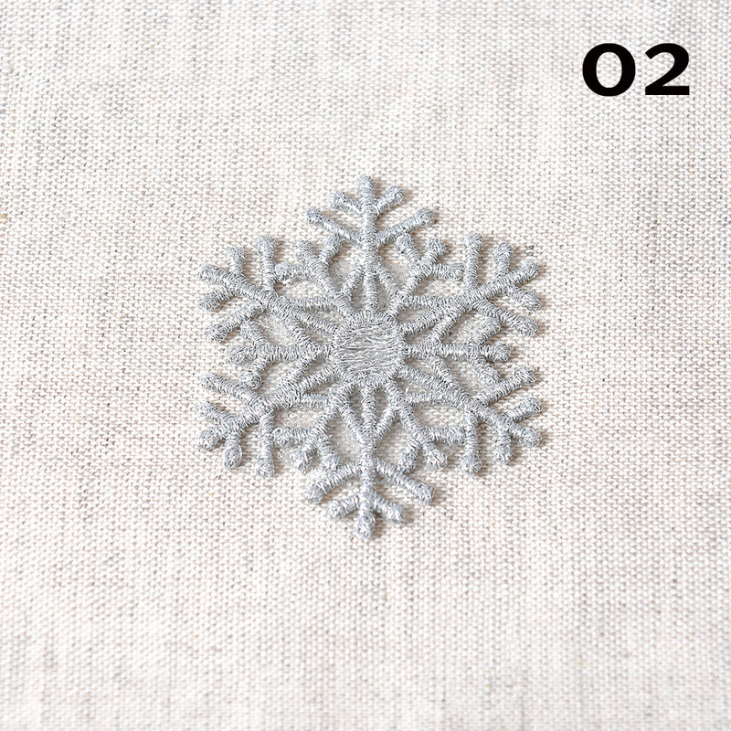 SNOWFLAKE applique - 3 colours available