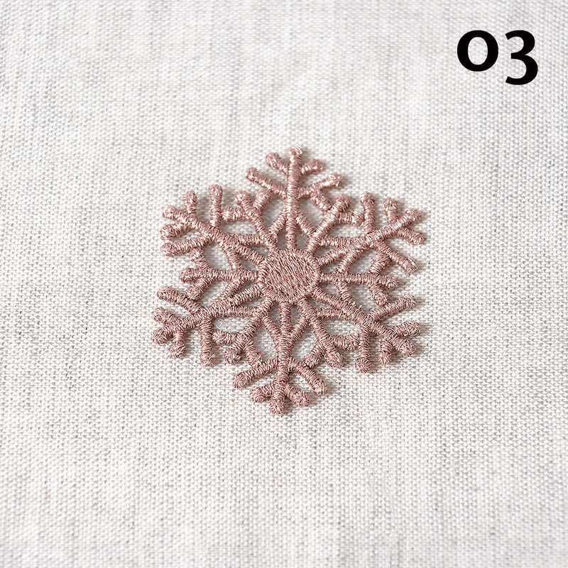 SNOWFLAKE applique - 3 colours available