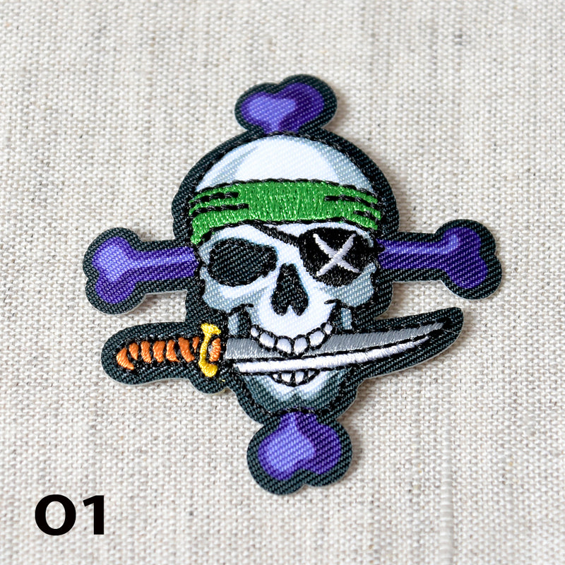 PIRATE applique - 4 colours available