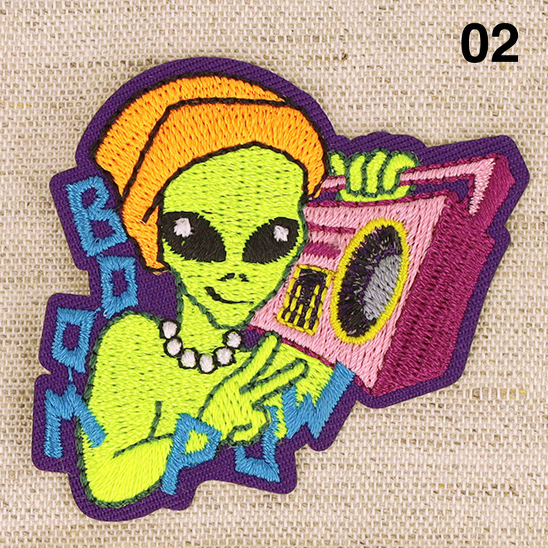 ALIEN PARTY applique - 3 colours available