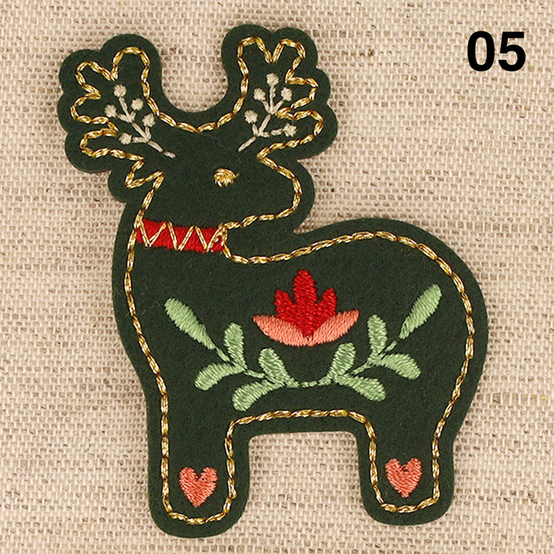 Appliqué NOËL NORDIQUE - 5 couleurs disponibles