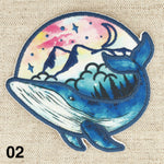 WHALE applique - 3 colours available