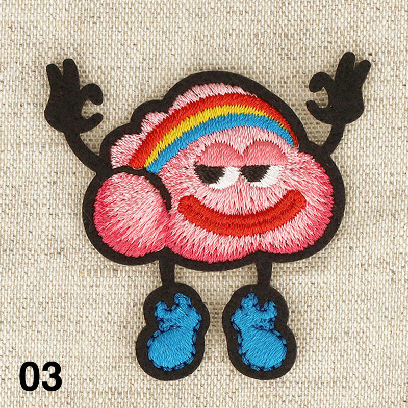 FUNNY FRIENDS applique - 7 colours available
