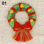 Appliqué NOËL POMPON - 8 couleurs disponibles
