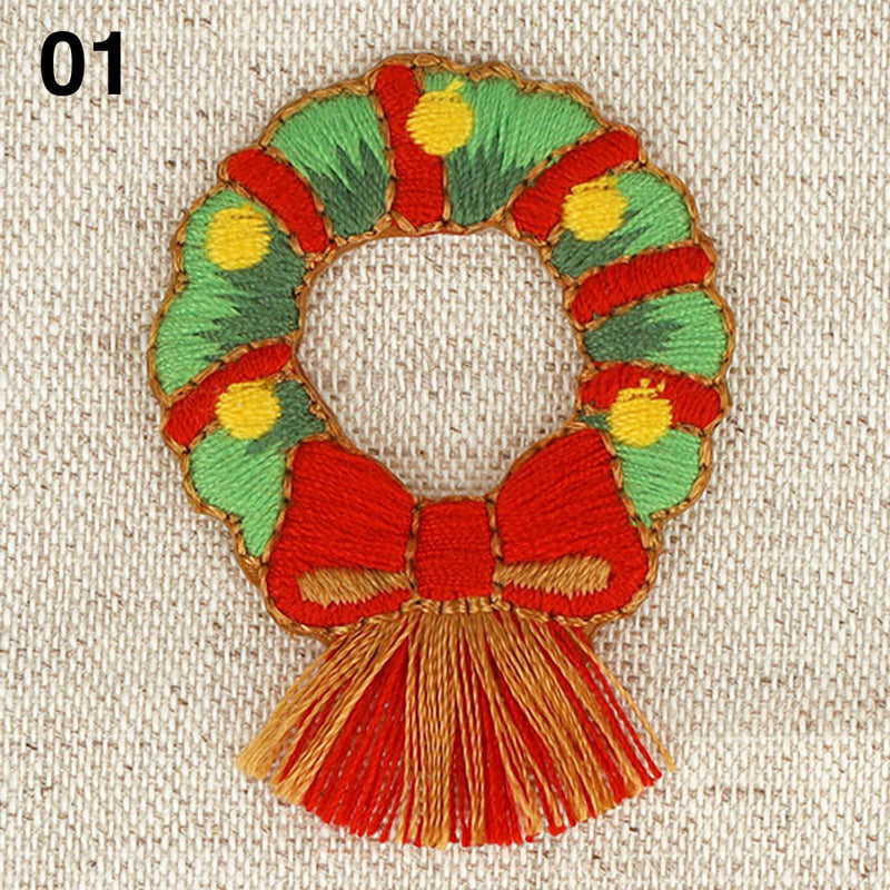 Appliqué NOËL POMPON - 8 couleurs disponibles
