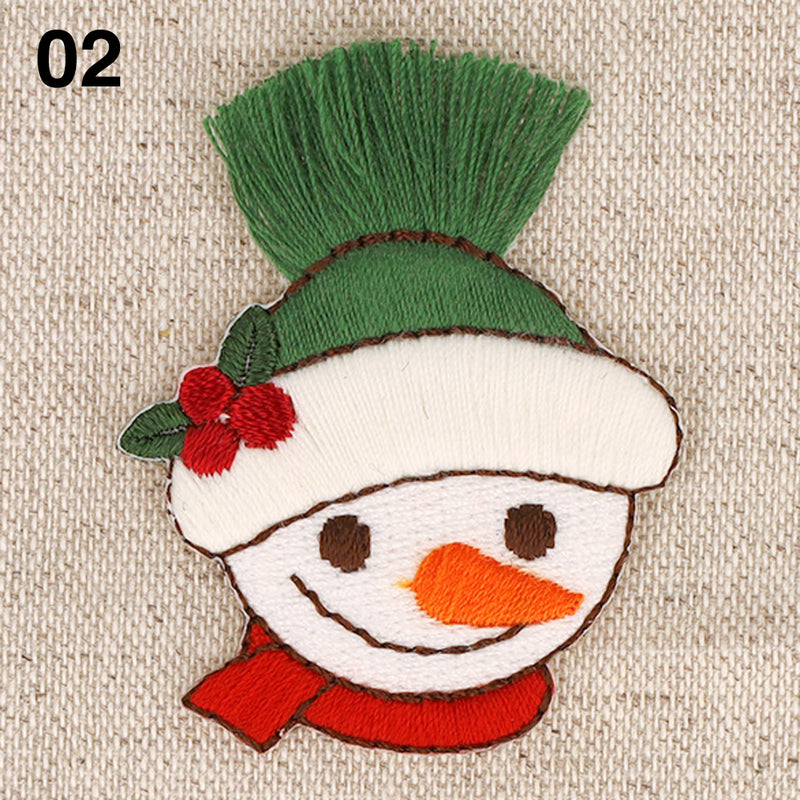 Appliqué NOËL POMPON - 8 couleurs disponibles