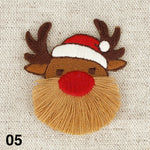 Appliqué NOËL POMPON - 8 couleurs disponibles