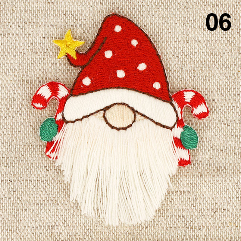 Appliqué NOËL POMPON - 8 couleurs disponibles