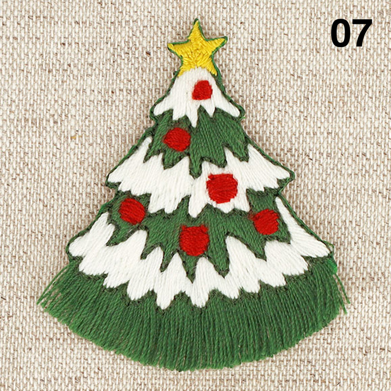 Appliqué NOËL POMPON - 8 couleurs disponibles