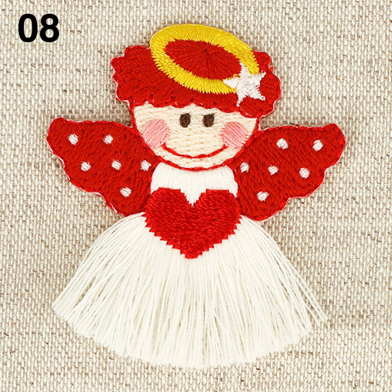 Appliqué NOËL POMPON - 8 couleurs disponibles