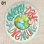 Appliqué GOOD VIBES - 7 couleurs disponibles