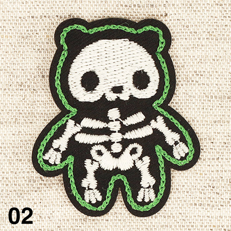 Appliqué SQUELETTE LUMINESCENT - 5 couleurs disponibles
