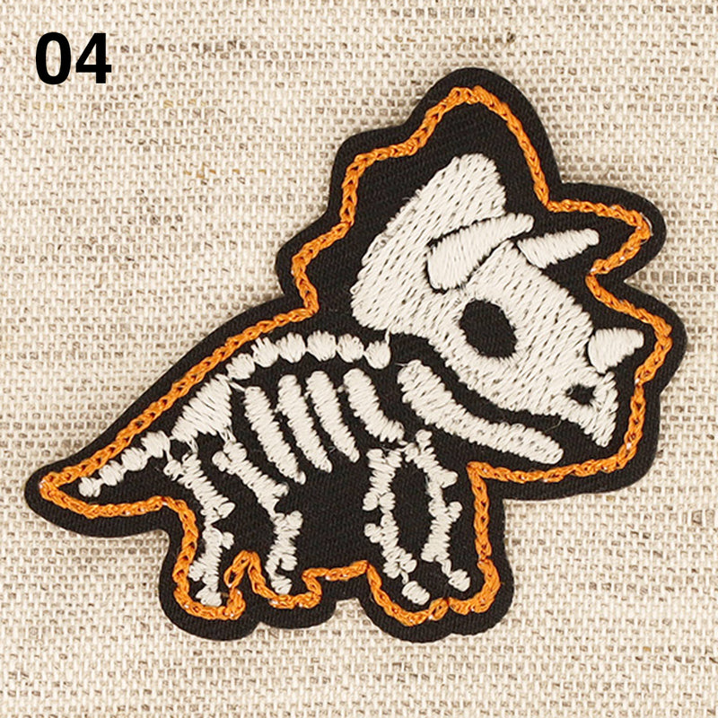 Appliqué SQUELETTE LUMINESCENT - 5 couleurs disponibles
