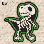Appliqué SQUELETTE LUMINESCENT - 5 couleurs disponibles