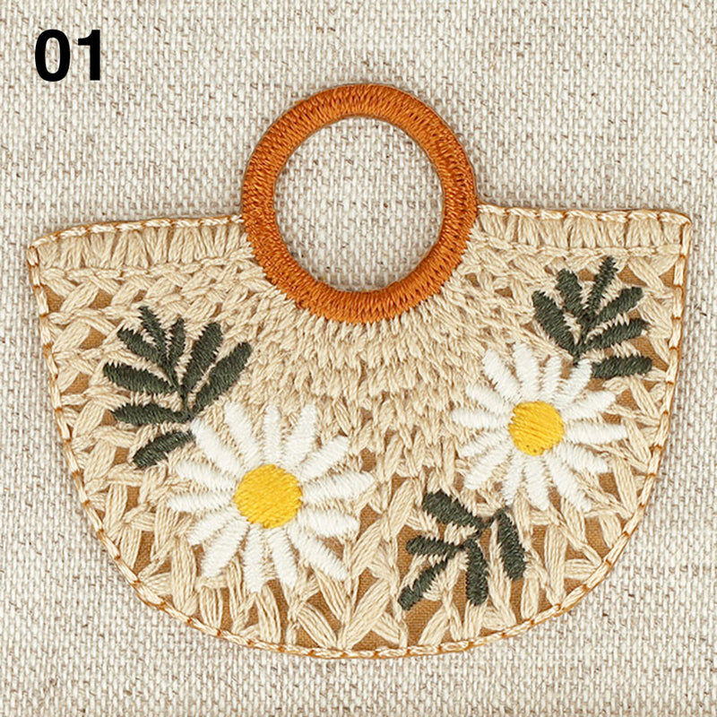 WICKER BAG applique - 3 colours available