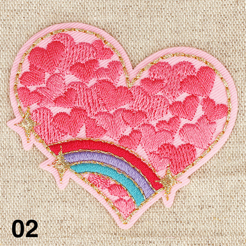 PEACE & LOVE applique - 3 colours available