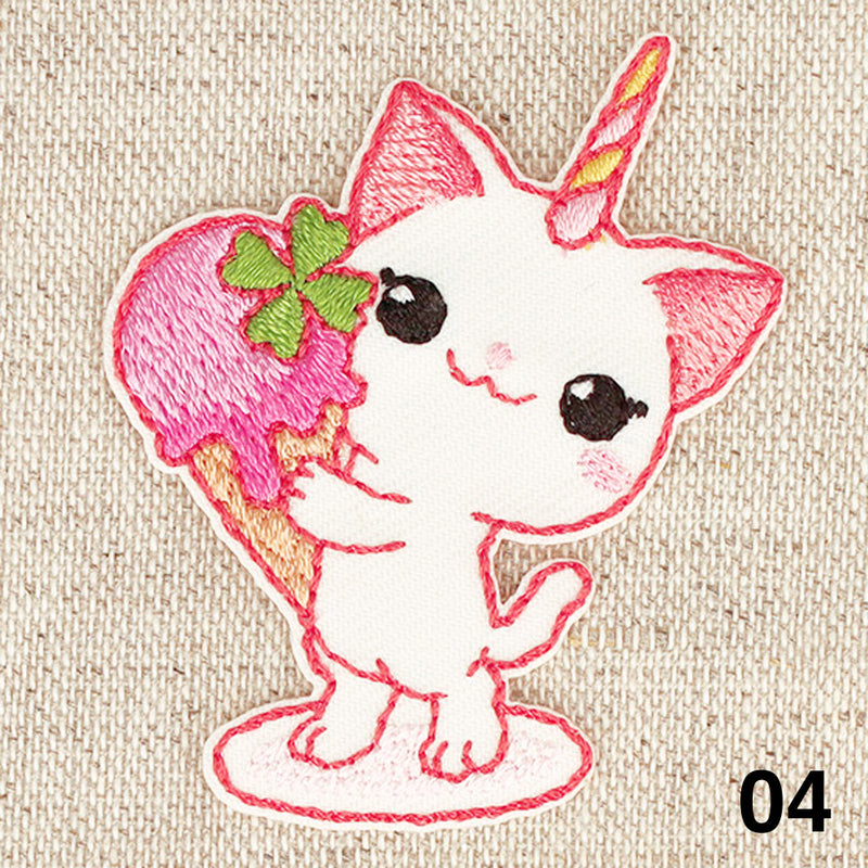 UNICORN CAT applique - 5 colours available