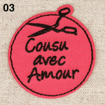 MESSAGES applique - 6 colours available