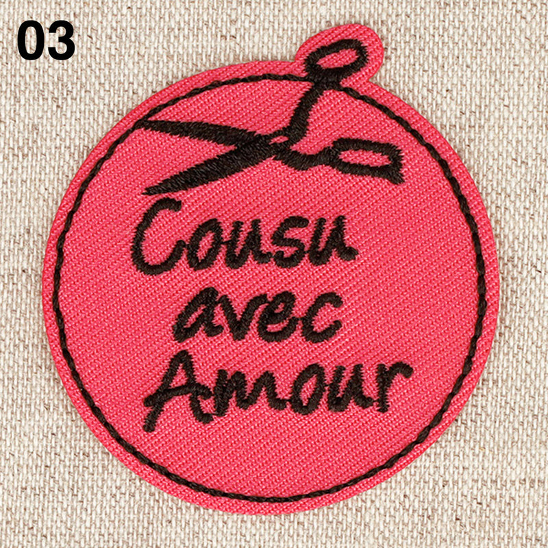 MESSAGES applique - 6 colours available