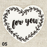 MESSAGES applique - 6 colours available