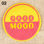 Appliqué NO BAD VIBES / GOOD MOOD - 2 couleurs disponibles
