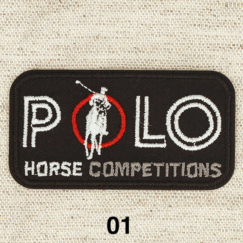 Appliqué POLO HORSE COMPETITIONS - 4 couleurs disponibles
