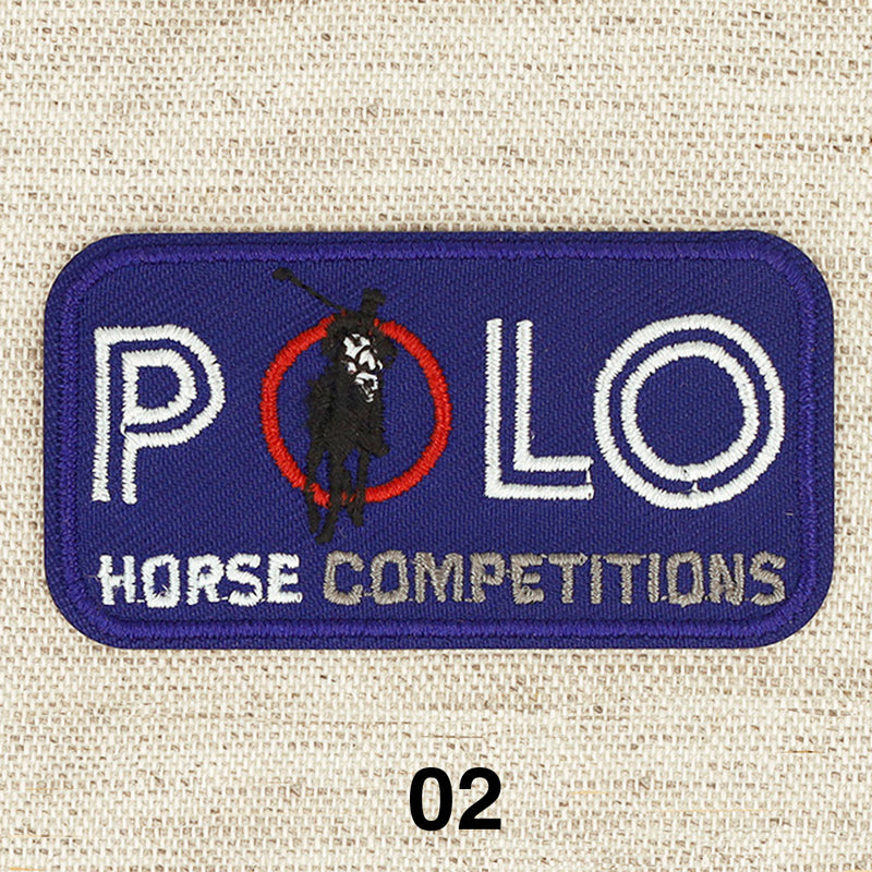 Appliqué POLO HORSE COMPETITIONS - 4 couleurs disponibles