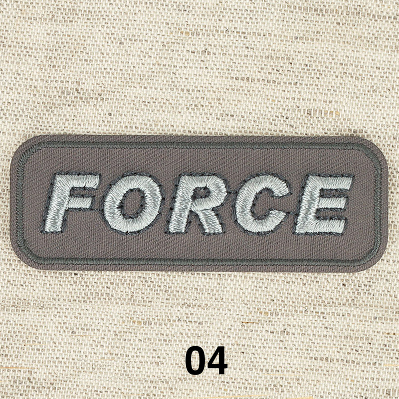 FORCE applique - 4 colours available