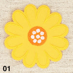 Appliqué FLEUR HIPPIE - 3 couleurs disponibles