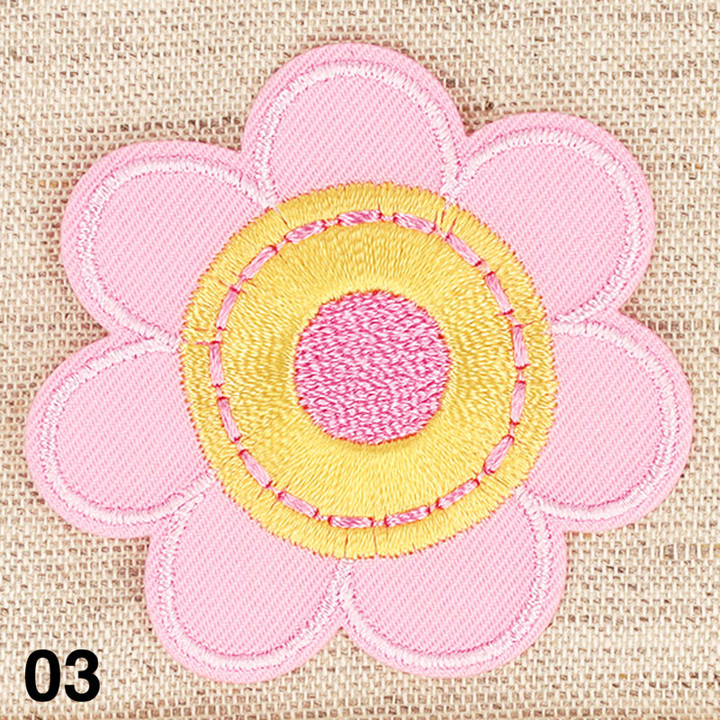 Appliqué FLEUR HIPPIE - 3 couleurs disponibles