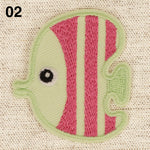 SEA WILDLIFE applique - 5 colours available