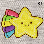 FUNNY MOTIF applique - 5 colours available