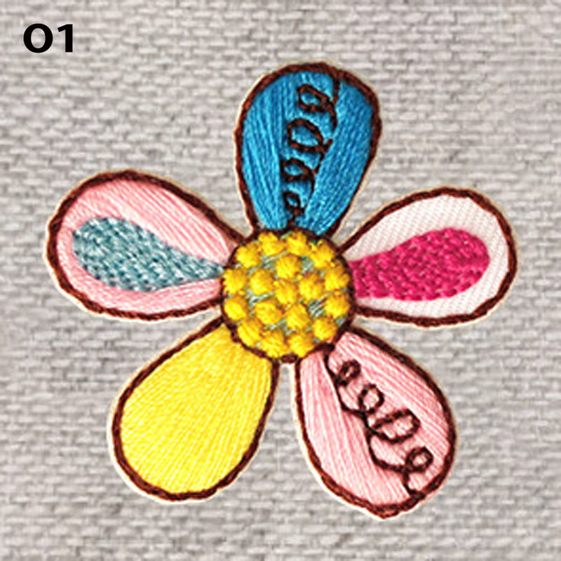 IN THE GARDEN applique - 5 colours available