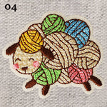 BALL OF YARN applique - 4 colours available